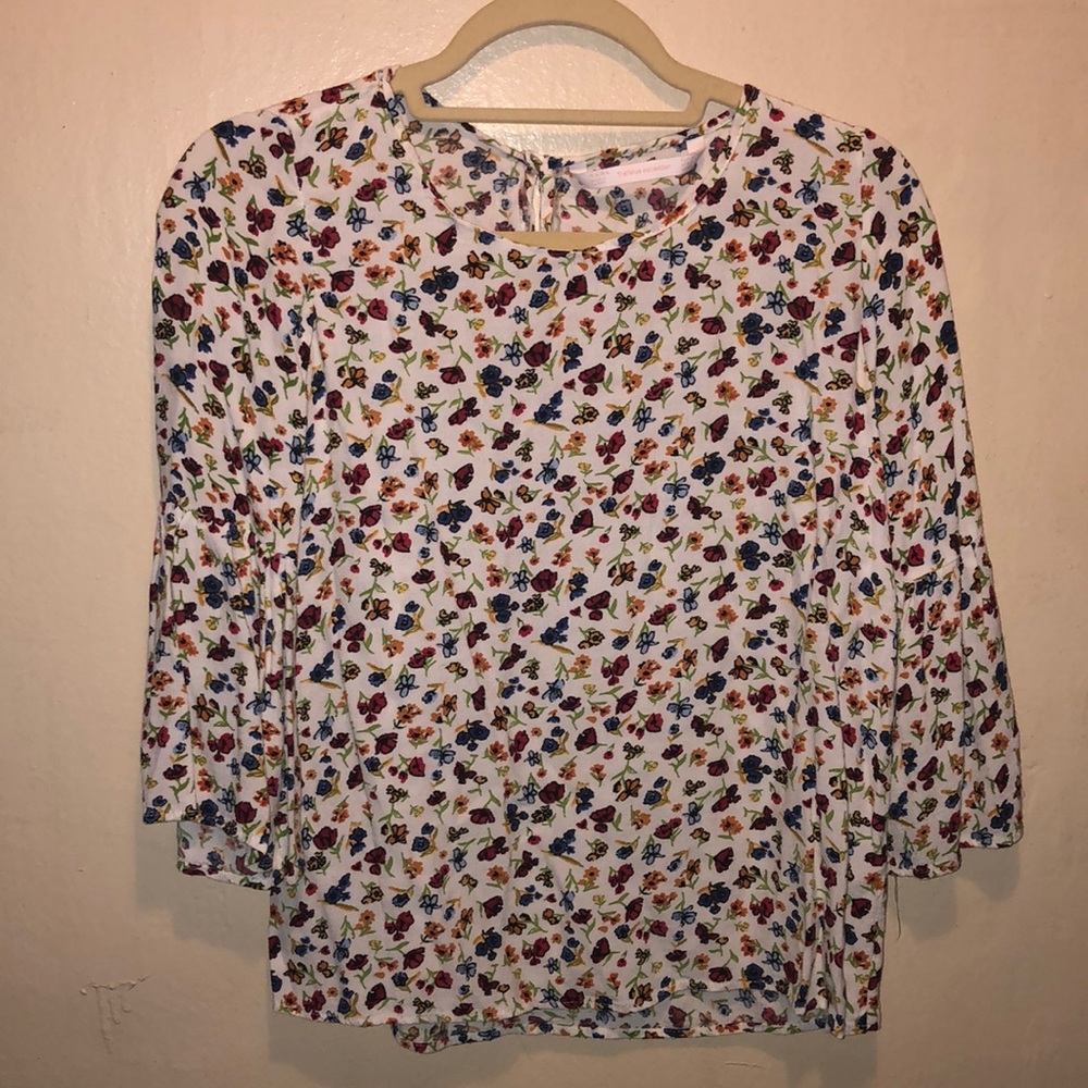Zara bell sleeve top